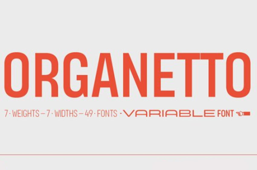 Organetto Font