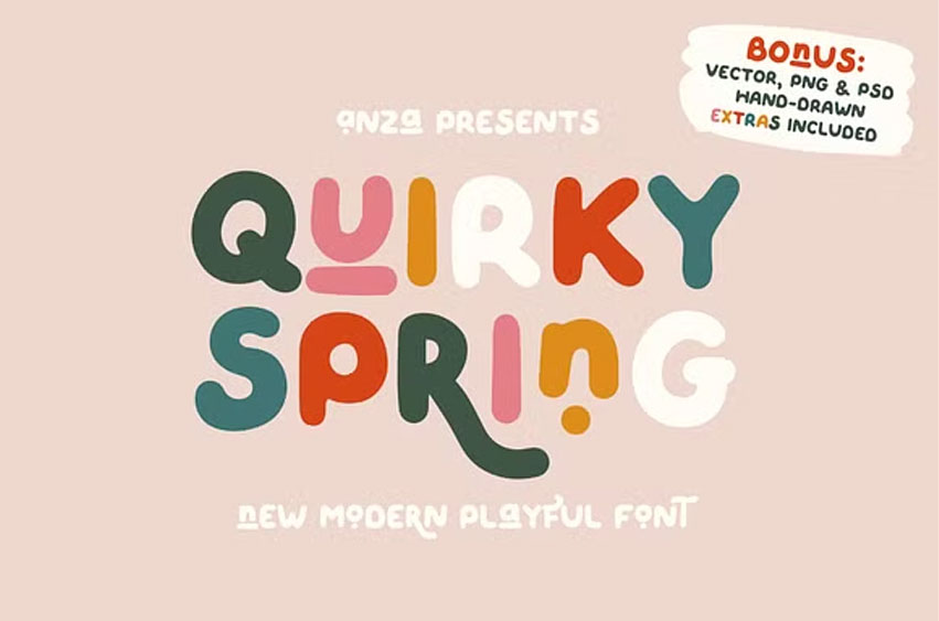 Quirky Spring Font