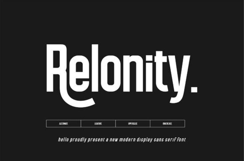 Relonity Font