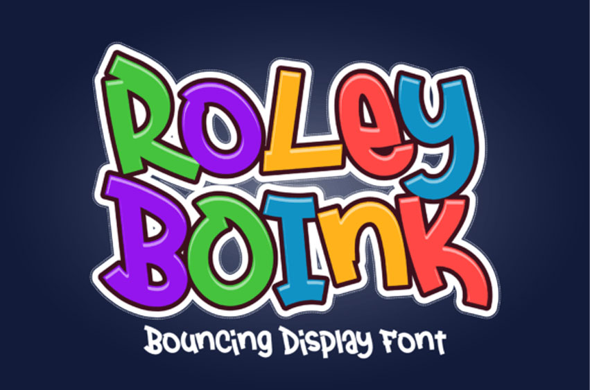 Roley Boink Font