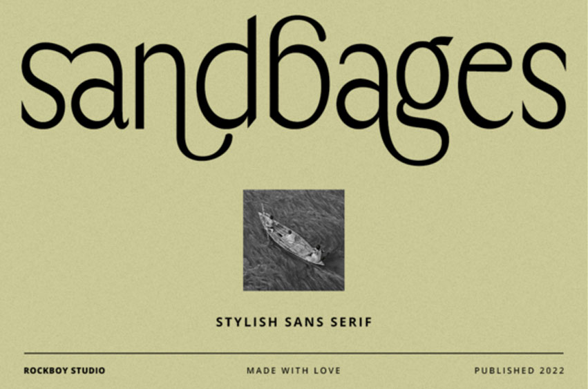 Sandbages Font