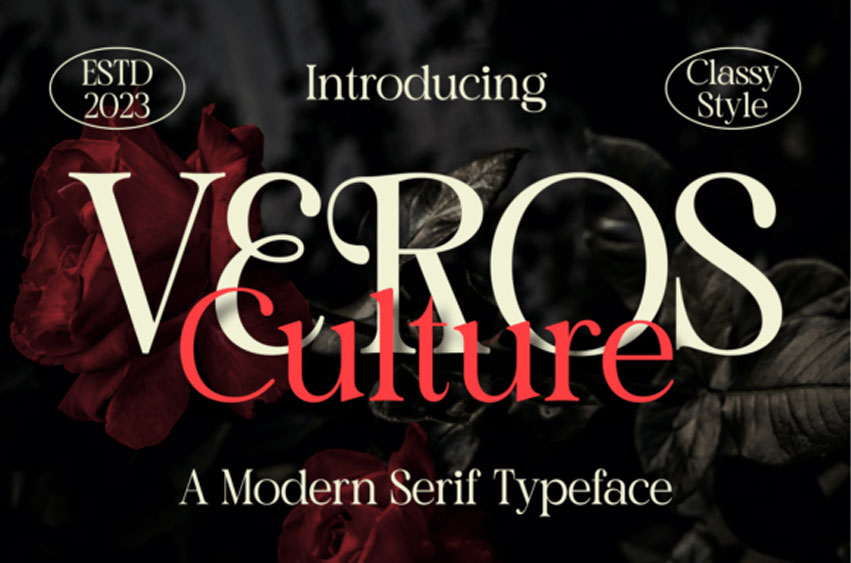 Veros Culture Font