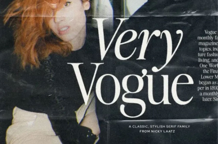 Very Vogue Font