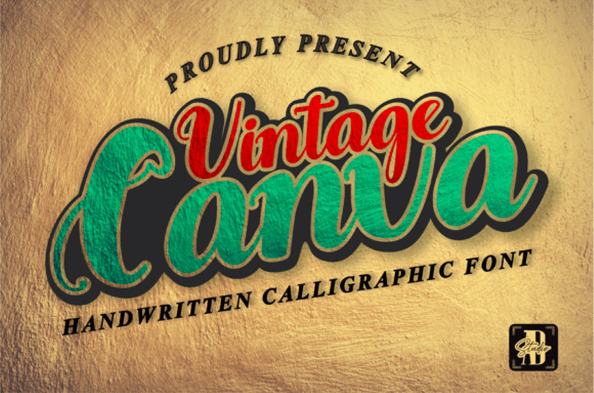 Vintage Canva Font