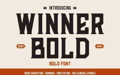 Winner Bold Font