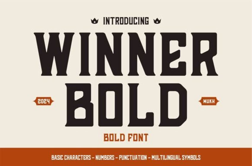 Winner Bold Font