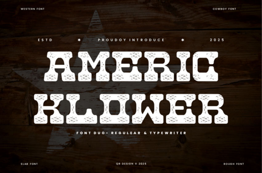 Americ Klower Font