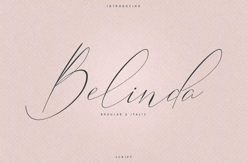 Belinda Script Font