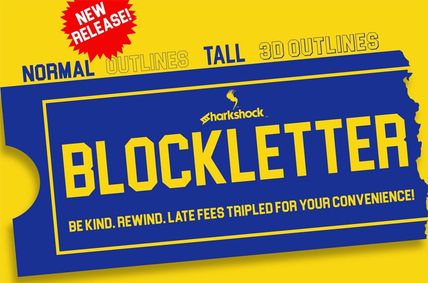 Blockletter Font