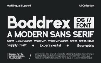 Boddrex Font