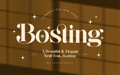 Bosting Font