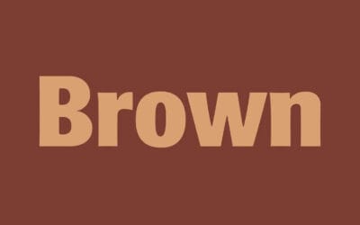 Brown Font