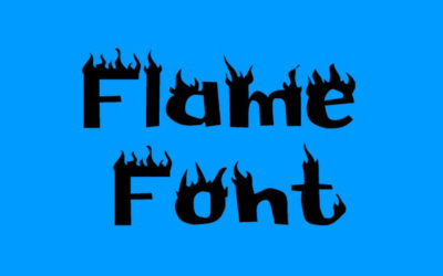 Flame Font