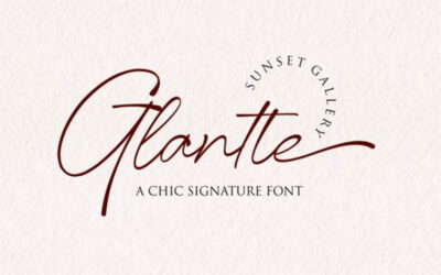 Glantte Font