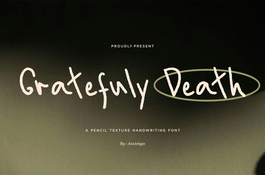 Gratefuly Death AT Font