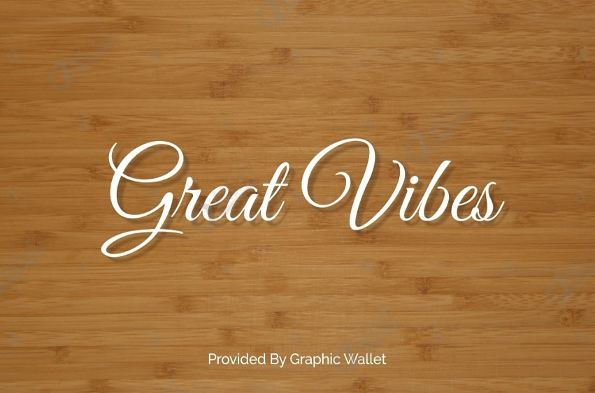 Great Vibes Font