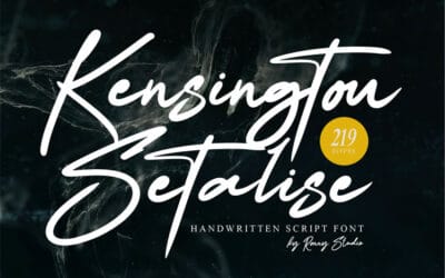 Kensington Setalise Font