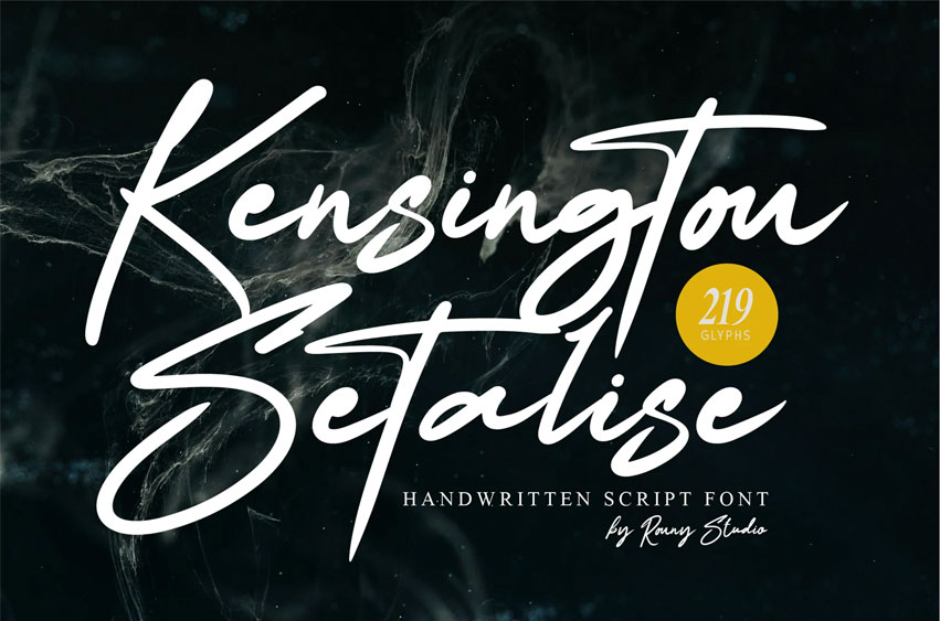 Kensington Setalise Font