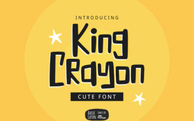 King Crayon Font