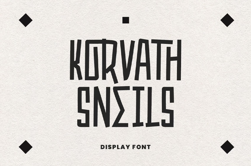 Korvath Sneils Font