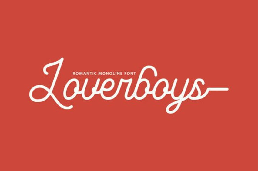 Loverboys Font