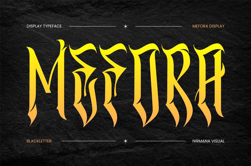 Mefora Font