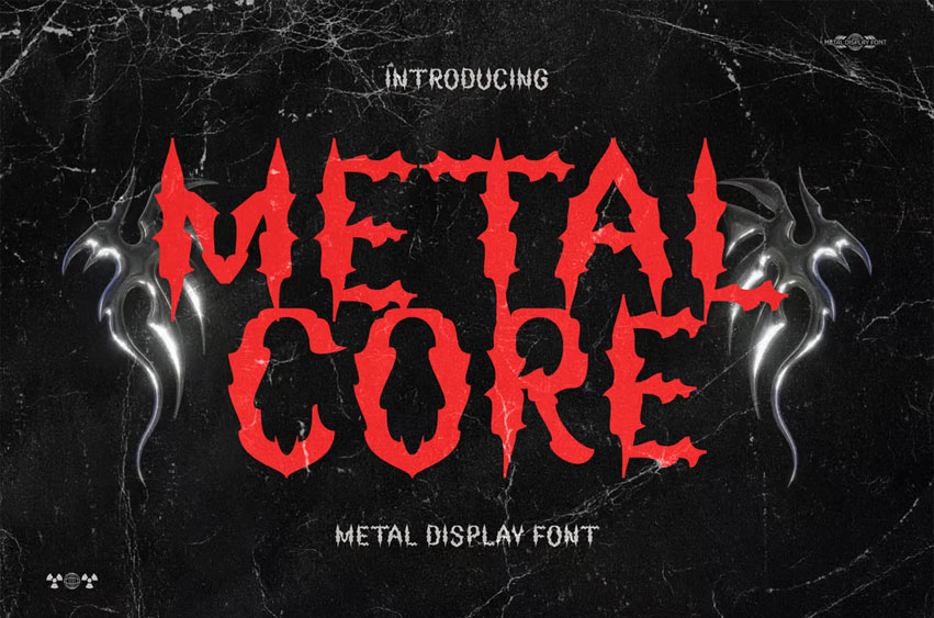 Metalcore Font