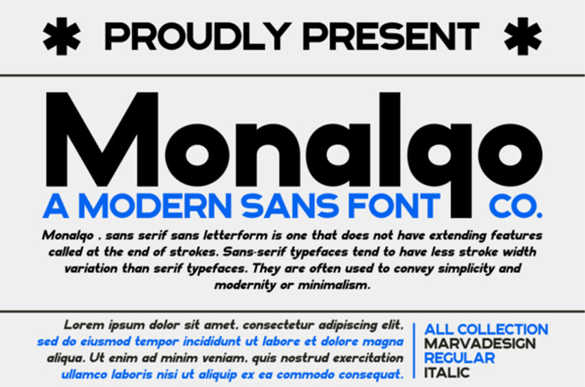 Monalqo Font