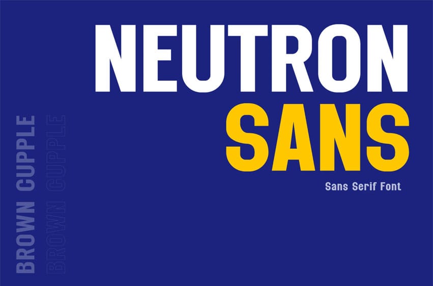Neutron Sans Font