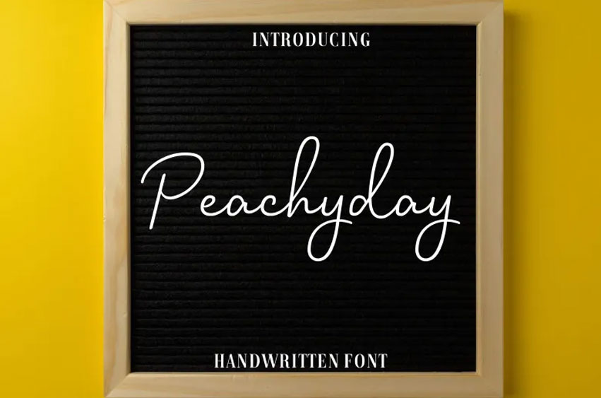 Peachy Day Font