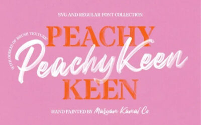 Peachy Keen Font