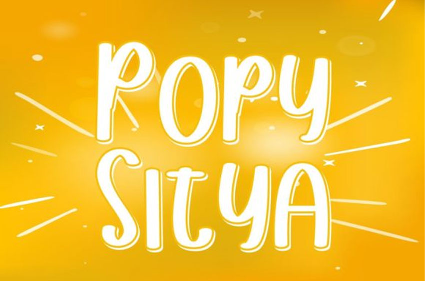 Popy Sitya Font