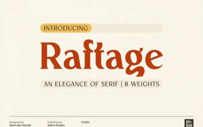 Raftage Font