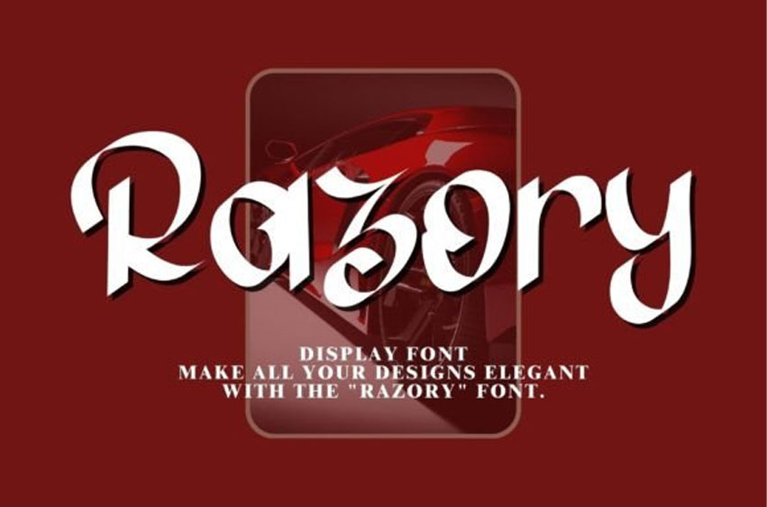 Razory Font