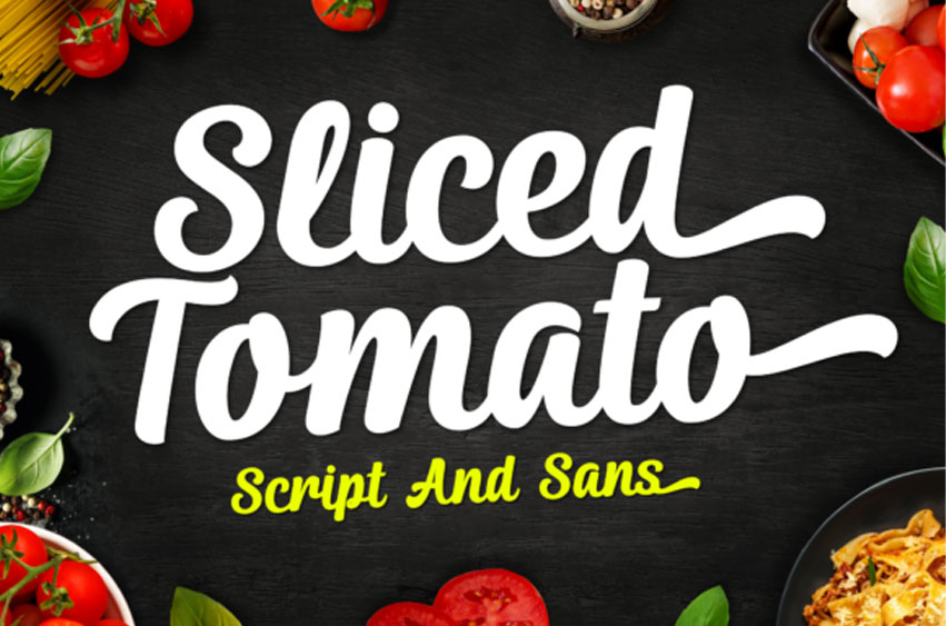 Sliced Tomato Font