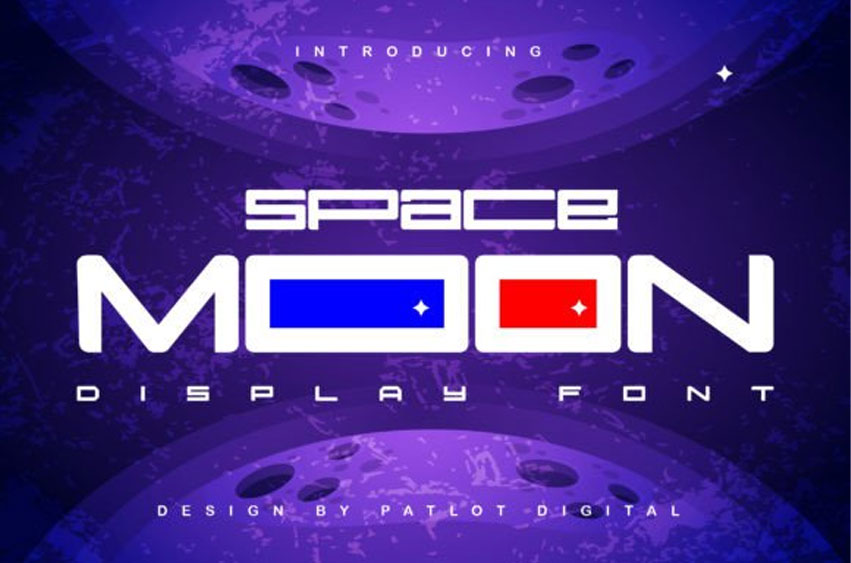 Space Moon Font