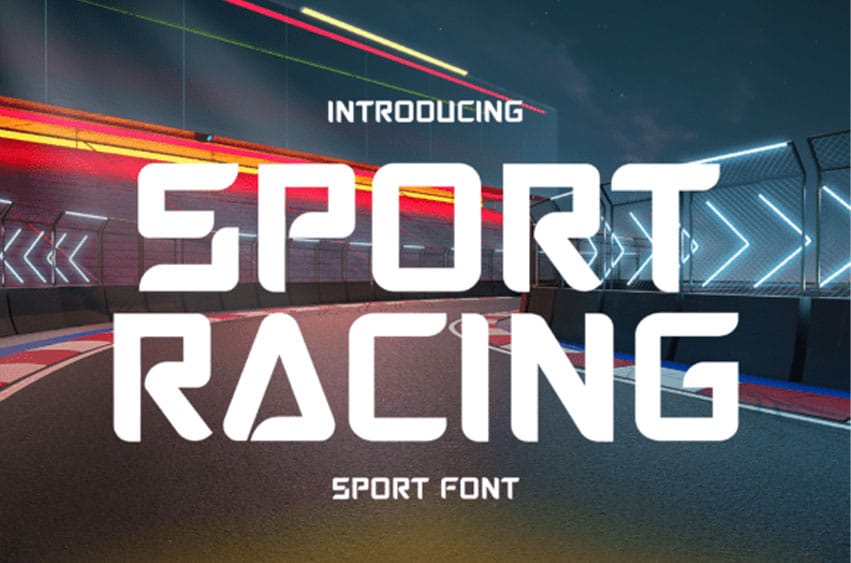 Sport Racing Font