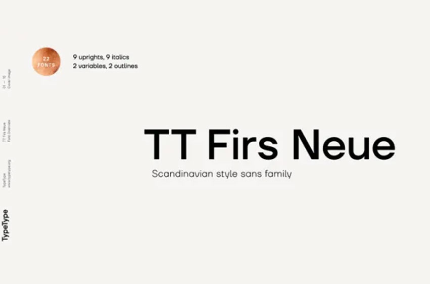 TT Firs Neue Font