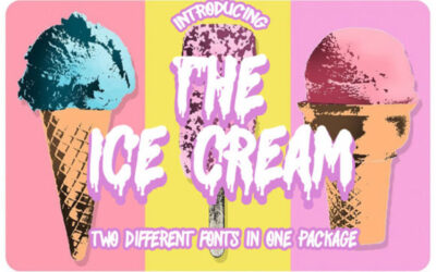 The Ice Cream Font