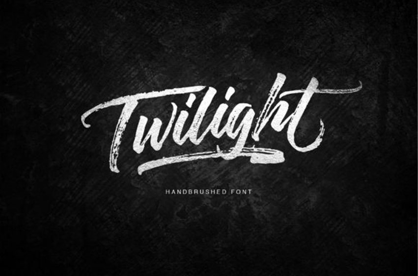 Twilight Handbrushed Font