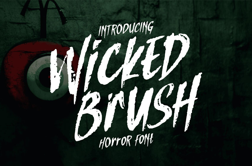 Wicked Brush Font