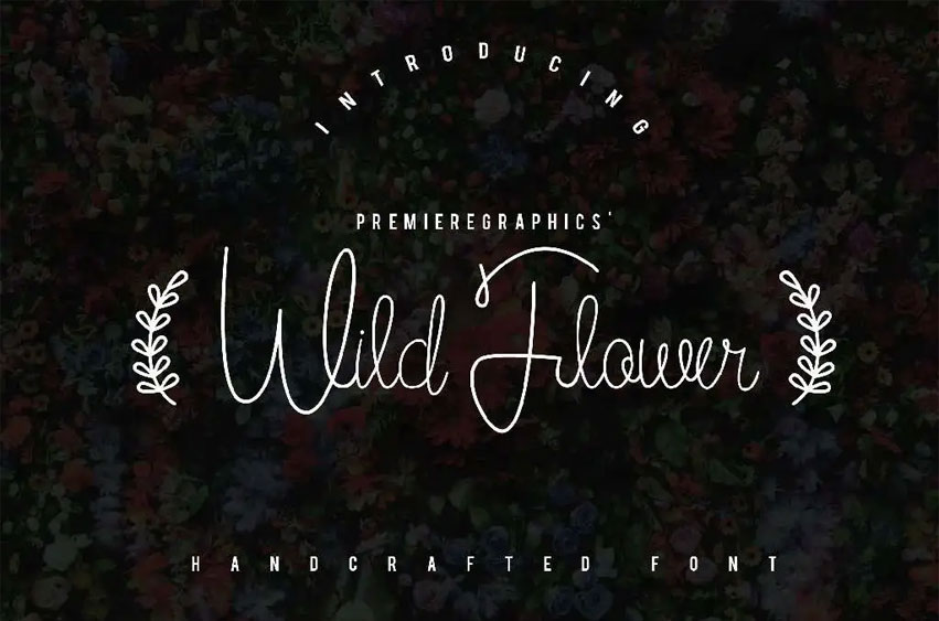 Wild Flower Font