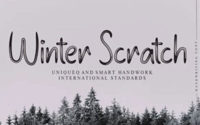 Winter Scratch Font