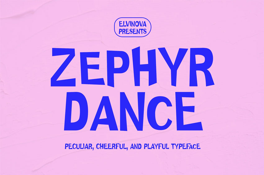 Zephyr Dance Font