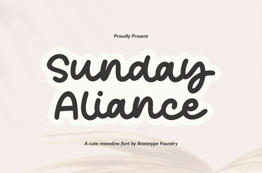 AT Sunday Aliance Font