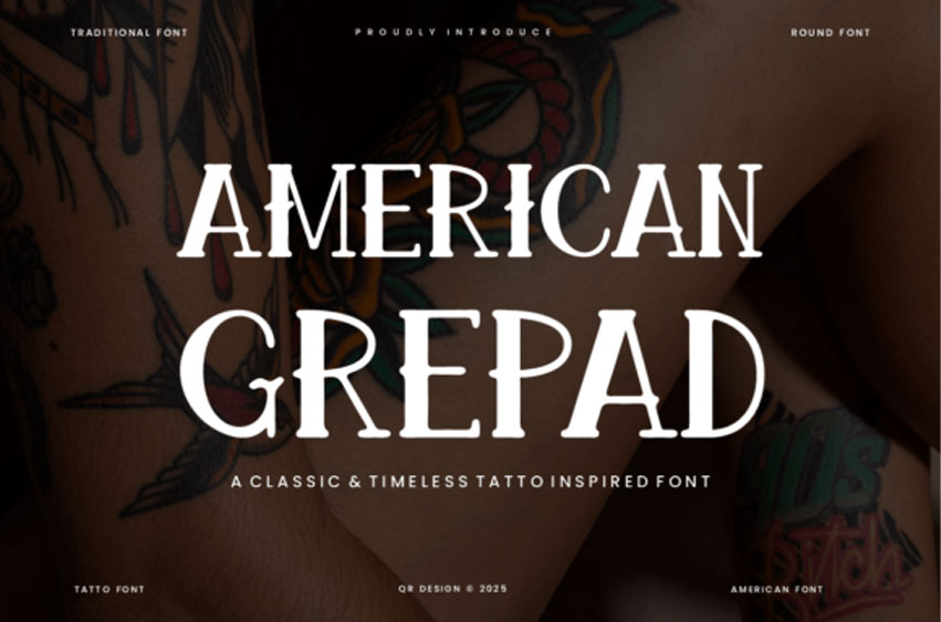 American Grepad Font