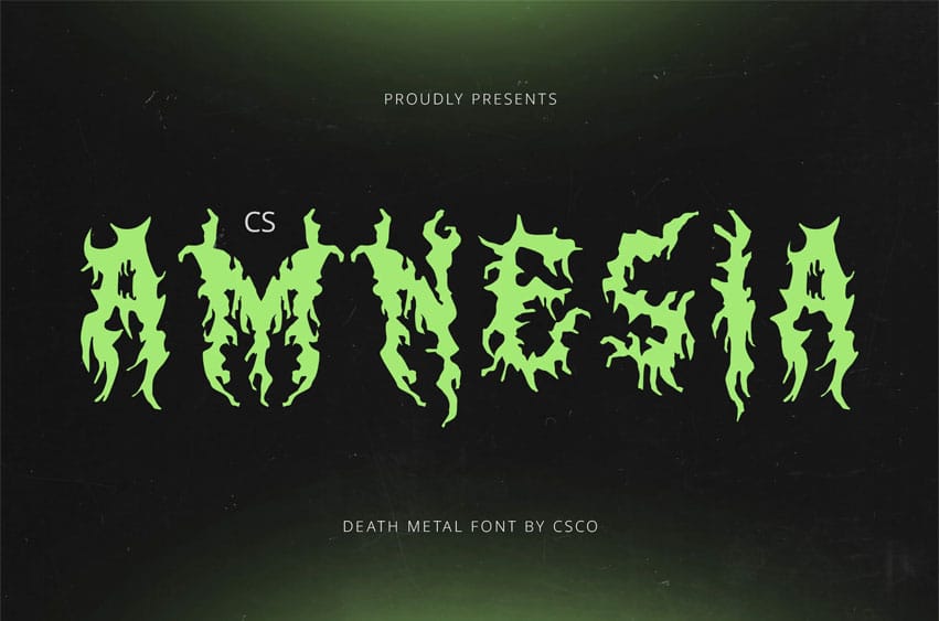 Amnesia Font