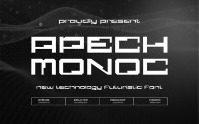 Apech Monoc Font