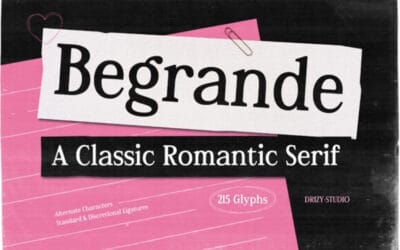 Begrande Font