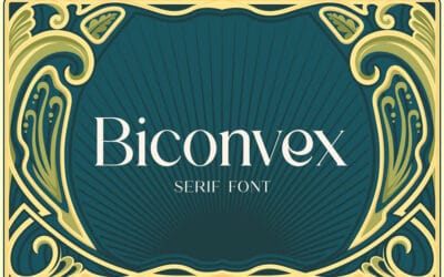 Biconvex Font
